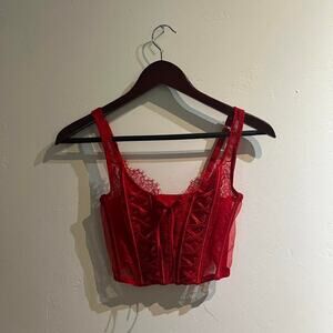 Victorias secret red bralette